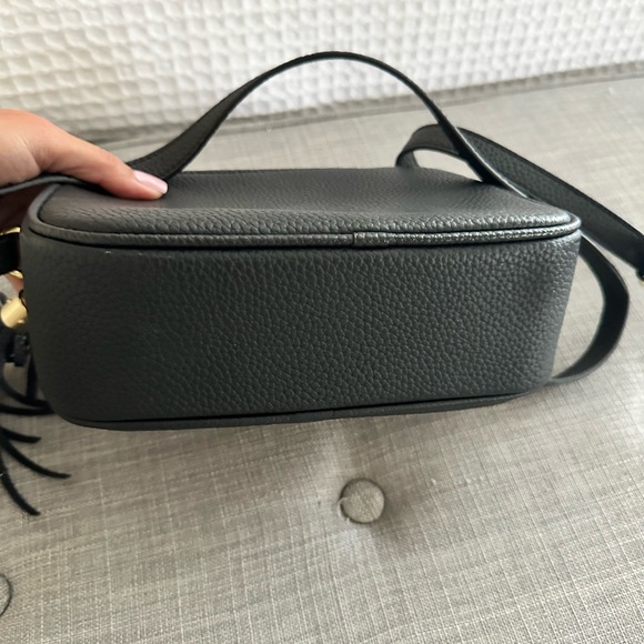 Black Pebbled Leather Crossbody Bag-gg dupe - Picture 4 of 8